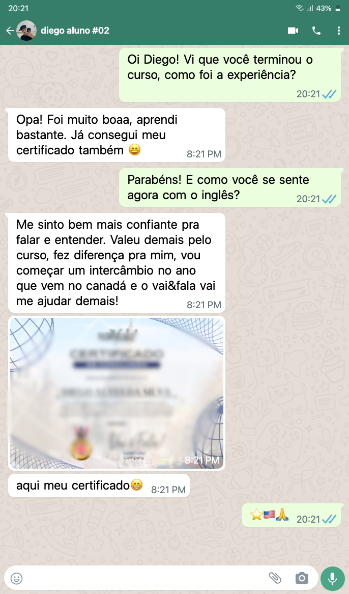 aluno diego alves